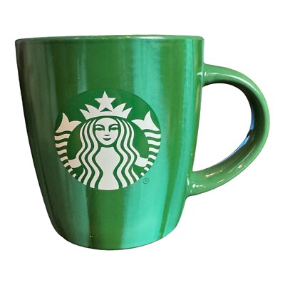 Starbucks 2022 Coffee Mug Green Cup Nestle 12 Oz