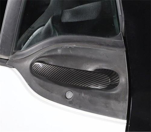 For Mercedes Benz Smart 2016-2021 Carbon Fiber Exterior Side Door Handle Cover×2 - Picture 8 of 12
