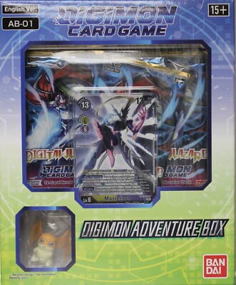 DIGIMON CARD GAME: ADVENTURE BOX WITH RANDOM FIGURE (AB-01) X2 Bundle NEW  Sealed | eBay
