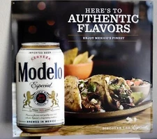 Modelo Especial New Metal Sign .... 18" x 17 1/4" "Enjoy Mexico's Finest