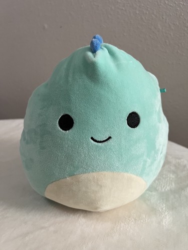 teal dinosaur squishmallow