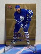 2005-06 Fleer ULTRA Hockey JASON ALLISON #187 GOLD MEDALLION SP