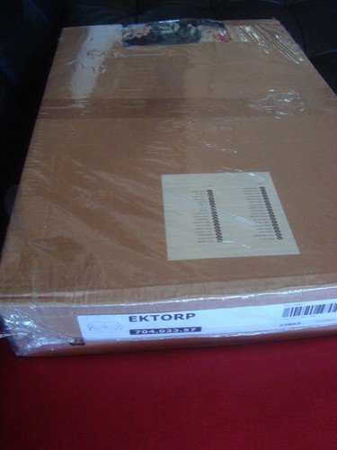 IKEA EKTORP COVER for Ektorp 2-seat Loveseat Sofa Flowers on Black Slipcover NIB - Picture 8 of 17