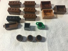 V Lego Lot 15 Crate Box Chest 30150 61780 2489 92926 4738a Containers