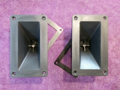 PAIR KLIPSCH Tweeter Horn K-84-K Titanium Dome Diaphragm EXCELLENT