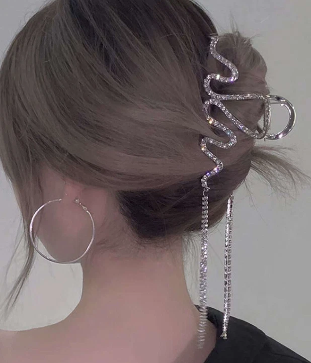 Ylinwtech 2 Pezzi Strass Fascia Di Capelli,Effetto Lucido, Imbottitura Spessa,Cerchietto Capelli Donna,Accessori Per Capelli Da Sposa, Regalo Di Compleanno Per Ragazze, Feste Di Matrimonio (Nero