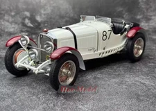 CMC 1:18 Benz SSKL 87# Racing Car Metal Alloy Diecast Model Display Gifts White