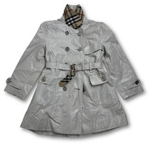 Burberry Trench Coat Belted Double Breasted 4Y Girls Kids Children