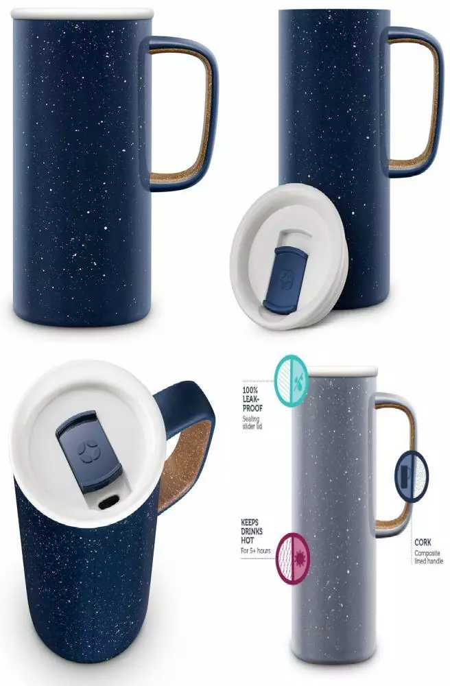  Ello Campy Vacuum Insulated Travel Mug with Leak-Proof