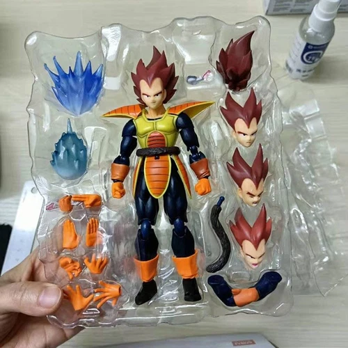 15cm New SHF D.B Z Vegeta Battle Dress Action Figure Statue Model Toy Box KO. - Picture 2 of 12