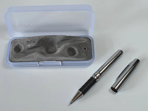 Fisher Space Pen X-750 Chrome Explorer with Comfort Gift Original Box & Case NOS - Picture 4 of 18