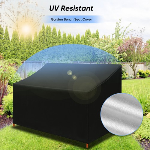 Cubierta de sofá de patio impermeable de alta resistencia para muebles de banco de césped al aire libre - Imagen 6 de 12