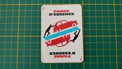 Dujardin 1000 Thousand Terminal Board Game Gas Breakdown Attack Card #B96