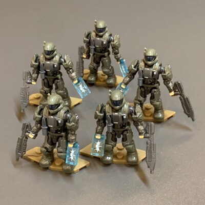 Rare 5 MEGA Construx Halo Universe ODST Buck WOMBAT OVERWATCH Bloks Figure HMV51