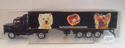 Herpa 1/87 Scania Hauber Koffer-Sattelzug Rigterink Spedition Cäsar #2839