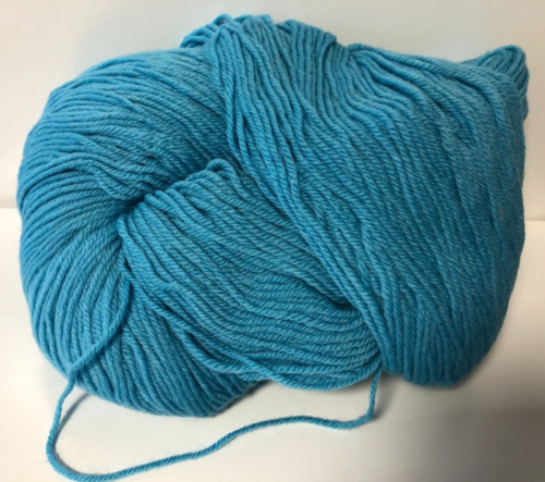 laine en écheveau pure laine bleu Ciel/ou- 200g/ fabriqué en France - Foto 1 di 3