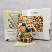 Vintage Hummel Figurine Goebel Bath Time 412 TMK 6 - 1979 1990 with Box & COA