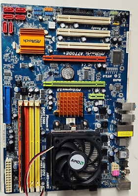 Rare ASRock A770DE+ | Socket AM2 | AMD Athlon 64 X2 5200+ | 2GB DDR2 RAM