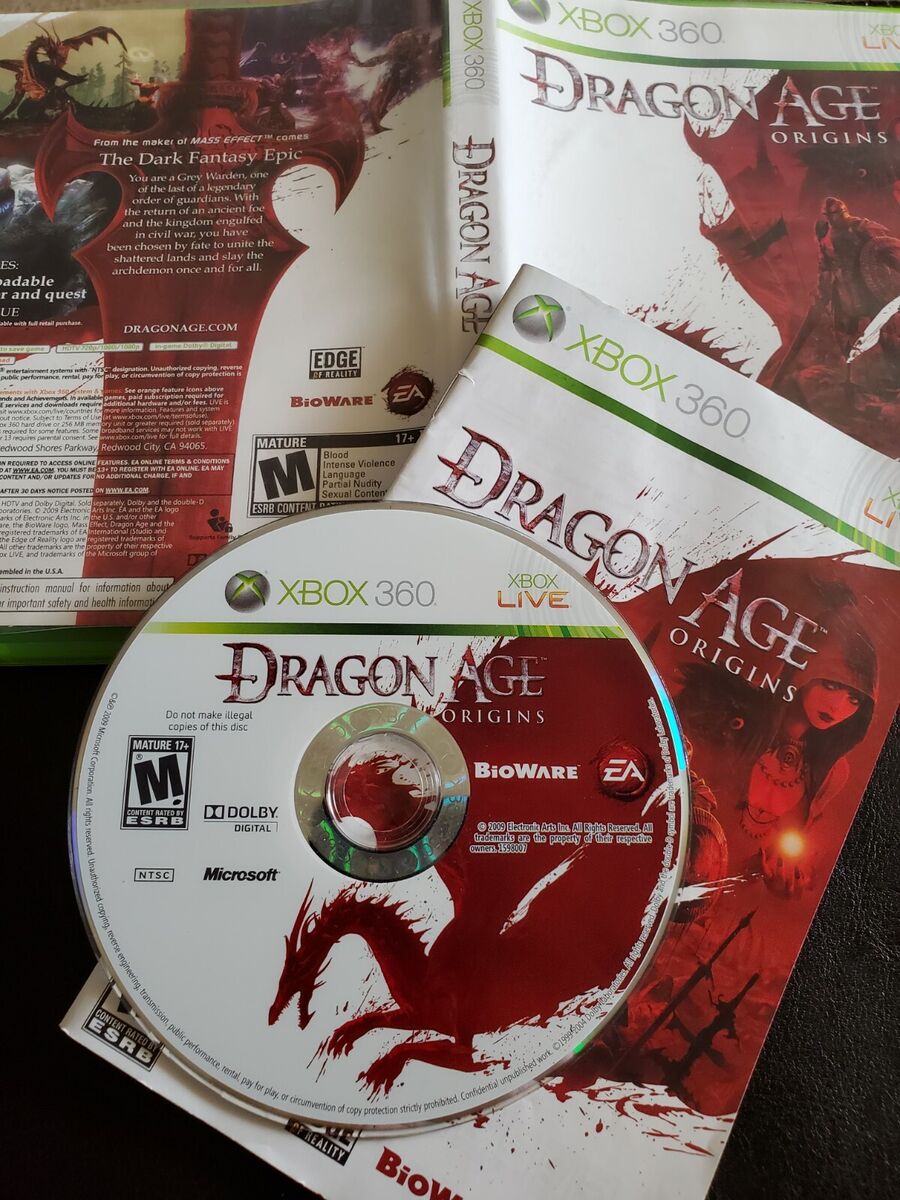 Dragon Age Origins (Microsoft Xbox 360) Original Release Complete  14633159806