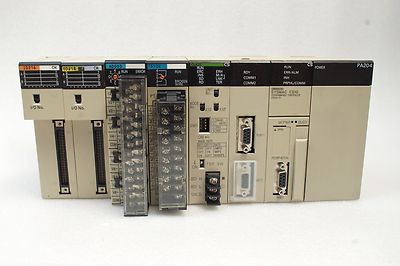 OMRON SYSMAC CS1G CPU44-V1 ID216 OD218 AD003 CLK21 TS102 WORKING FREE SHIP