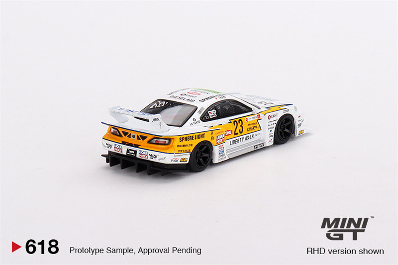 ミニカー Minigt Nissan LB-Super Silhouette S15 MINI GT 1:64 Nissan LB-Super Silhouette S15 SILVIA #555 2023