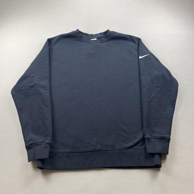 Nike Sweatshirt Mens Large Black Club Fleece Sleeve Swoosh Crewneck LinkedIn