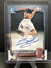 2025 Bowman Chrome - Prospect Autographs David Sandlin, David Sandlin...