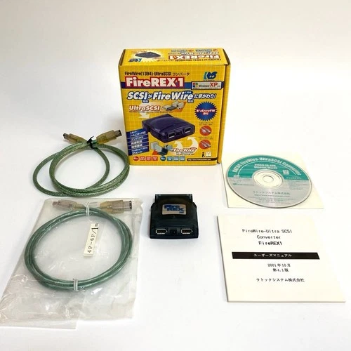 Ratoc system FireREX1 FireWire-UltraSCSI Converter F/S USED