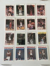 1991-92 Hoops McDonalds Complete Set (1-62) Jordan Bird Magic Robinson Team USA
