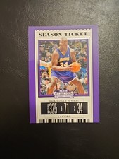 Shaquille O'Neal 2019 Panini Contenders Draft Picks #47  Draft Ticket LA Lakers 