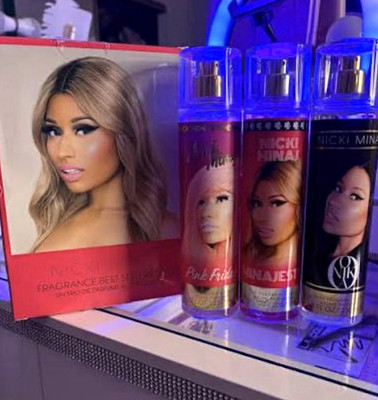 Nicki Minaj Best Sellers Trio Body Mist for Women, Set of 3 x 8 fl oz