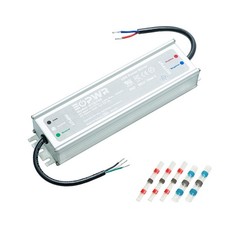 EOPWR LED Driver 100W Waterproof IP67 Power Supply AC120-277V to 12V DC Low...
