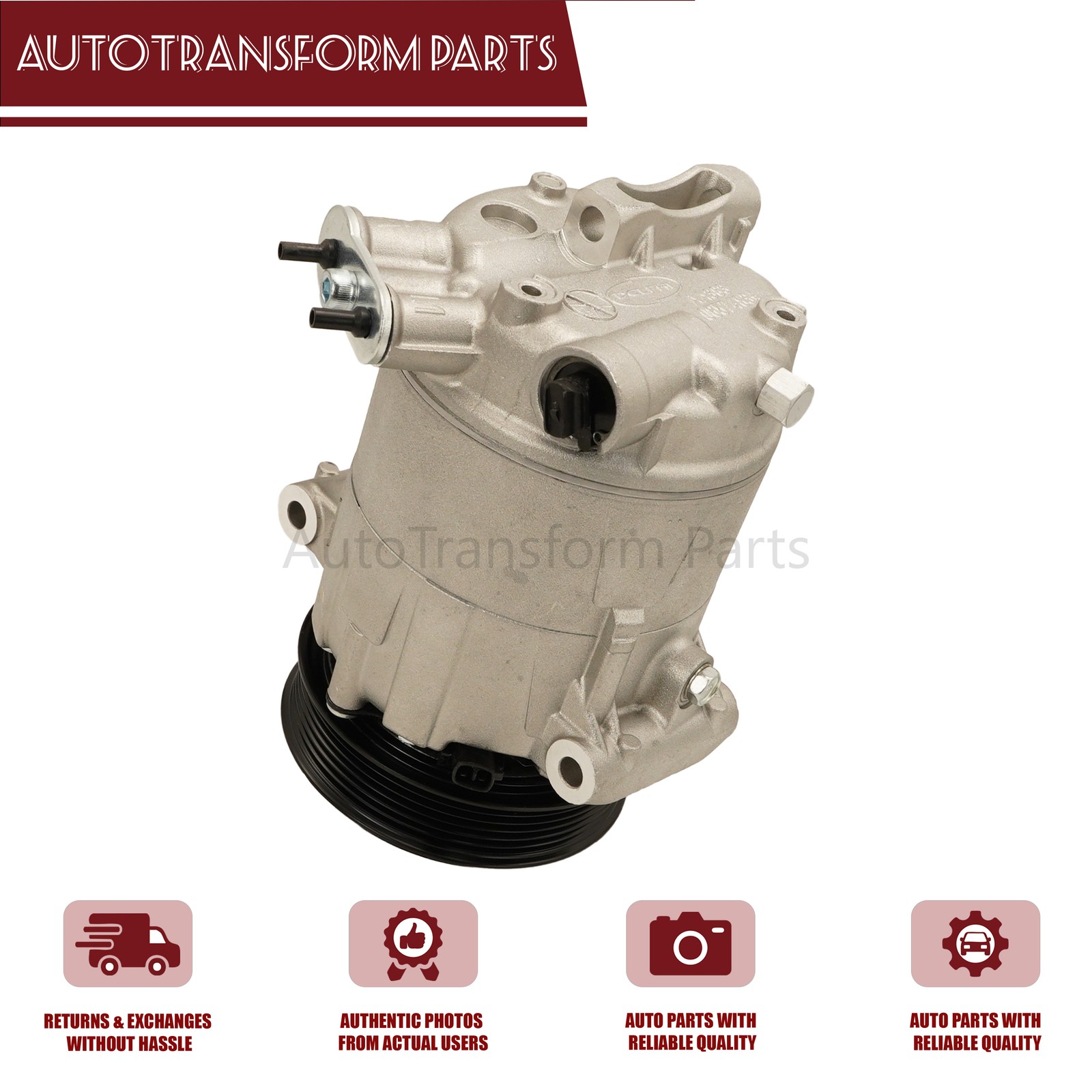 A/C Compressor For Maserati Ghibli Newer Quattroporte Levante 3.0L Only 333332