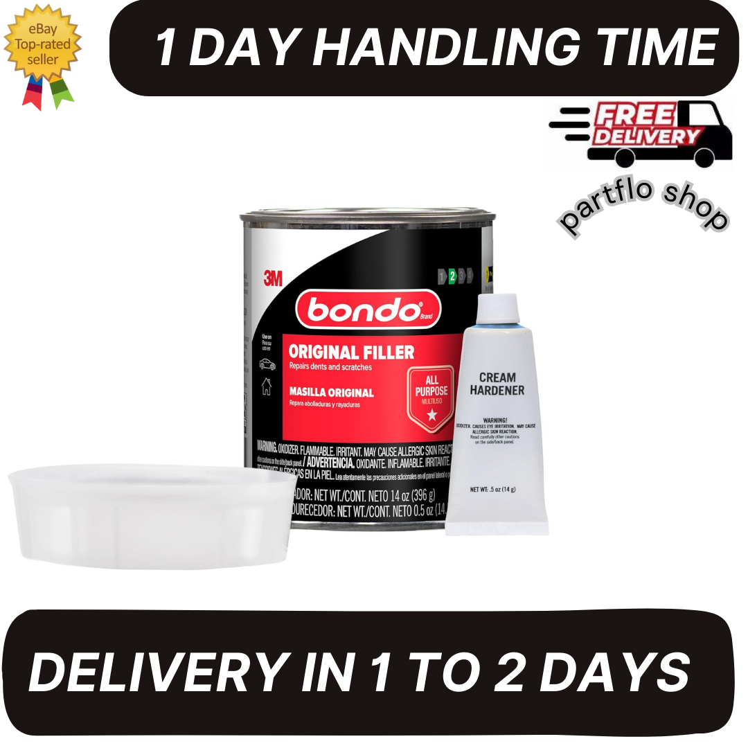 Bondo Body Filler Kit, Original Formula for Repair & Restoration of ...