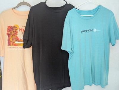 Men's Beach Fishing fathom O'neill Hurley Surf Graphic T-Shirts Lot of 3 Size XL