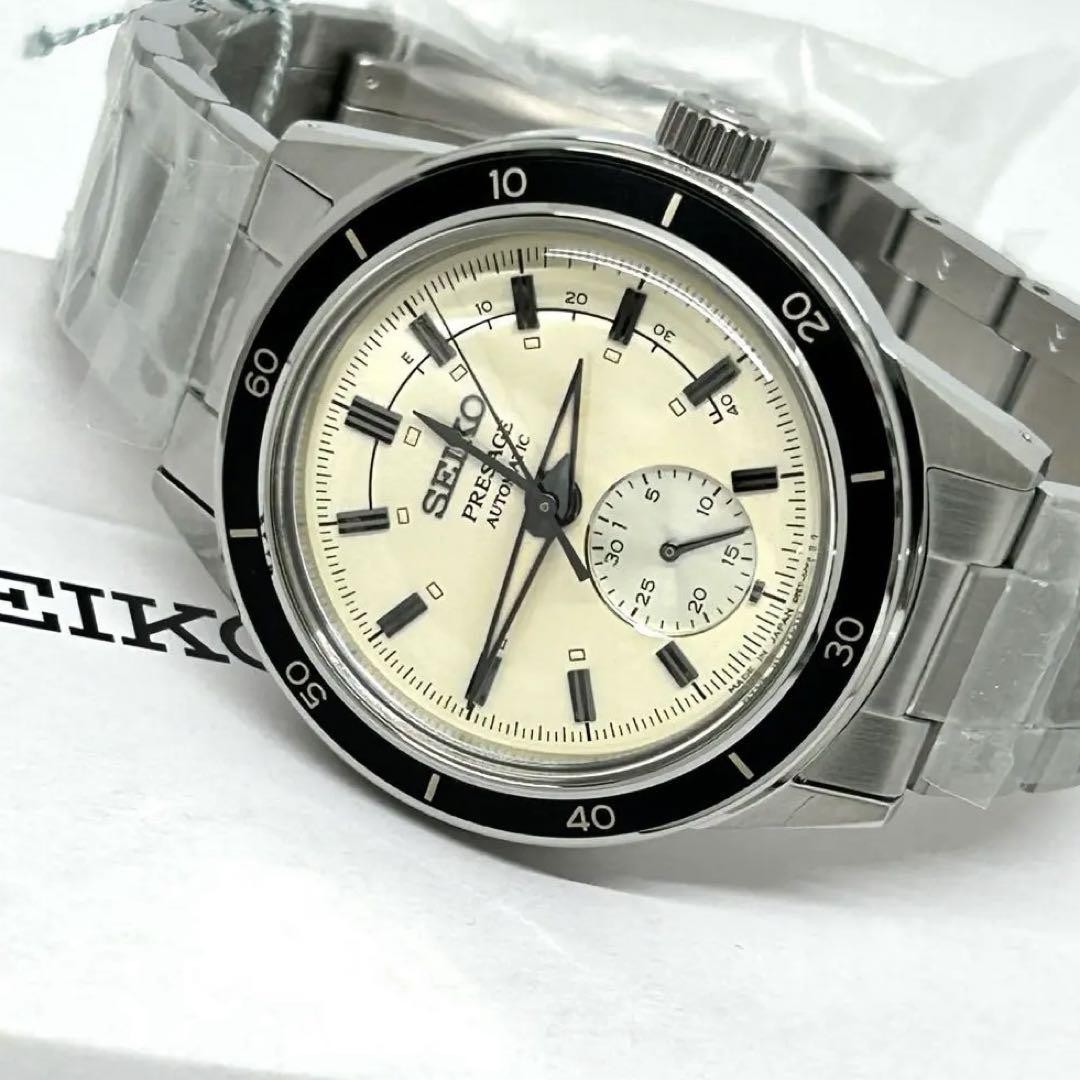 SEIKO Presage SARY209 Automatic Men's Watch Black Dial Japan Made 48.9mm With Box