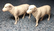 Vintage Celluloid Sheep Ram Farm Animal Putz Nativity Scene Made In USA
