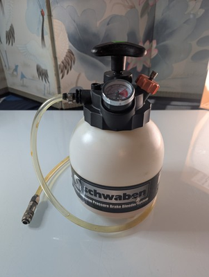 #ad ​Schwaben 3 Liter European Pressure Brake Bleeder System 007237SCH01A Tested $34.00