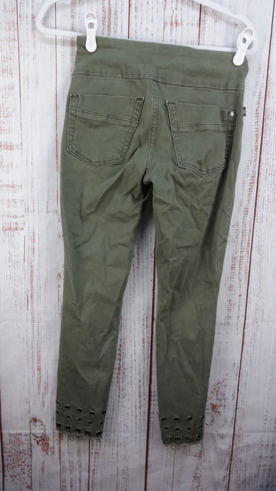Rock & Republic Denim Rx Fever Pull On Skinny Jeans Womens 6 Green Denim Pants - Image 2 of 4