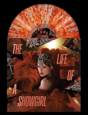 IN HAND TAYLOR SWIFT The Life of a Showgirl Champagne Red Lipstick Lace Vinyl