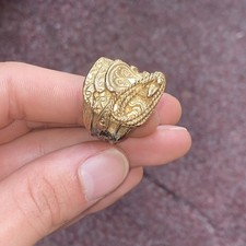 23g 9ct Gold saddle Ring. Size Z. Read description 