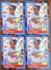 Barry Bonds💎4 Card💎1988 Donruss #326 Pittsburgh Pirates