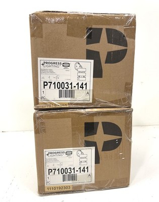 2PK Progress Lighting P710031-141 Gulliver 1-Light Galvanized Bath Light New