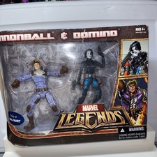 2007 Hasbro Marvel Legends CANNONBALL & DOMINO 6    Figure Set Walmart Exc NIB