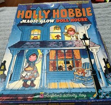 Vintage 1977 HOLLY HOBBIE Magic Glow Doll House Colorforms Playset RARE