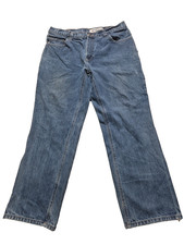 Carhartt FR Flame Resistant Jeans Mens 36x30 Light Wash Relaxed Fit Denim