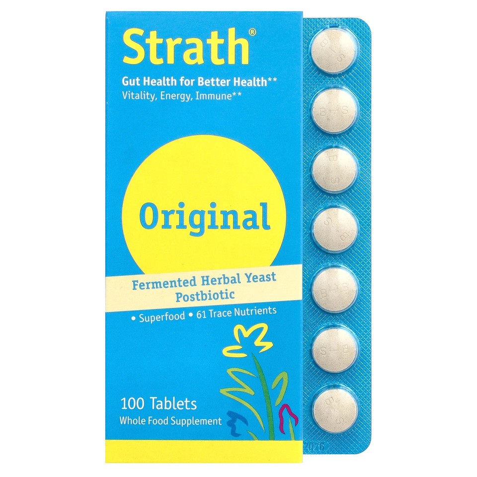 Fermented Herbal Yeast Postbiotic, 100 Tablets