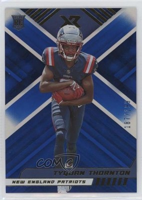 2022 Panini XR Rookies Blue 187/199 Tyquan Thornton #122 Rookie RC 0o3x