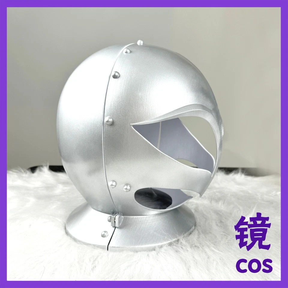 Anime Berserk Griffith Egg Of King Behelit Frog Helmet Silver Full Mask Cosplay - Image 3 of 3