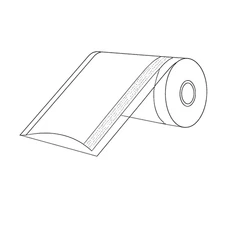 Brodart Just-A-Fold III Book Jacket Cover Roll 10″ x 300′ (100 Yards) – Archival